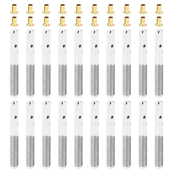 Clavos de afinación de arpa de Lira, juego de remaches para arpa pequeña, instrumento Musical de cuerda, 20 piezas - 1