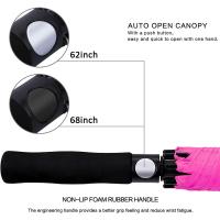 Paraguas de Golf abierto automático, paraguas de palo impermeables a prueba de viento con doble dosel extragrande de gran tamaño - details 162