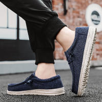 Zapatos informales de lona para hombre, mocasines sin cordones para conducir, planos, talla grande, a la moda - details 9