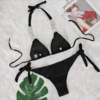 Bikini Sexy de Lujo con Diamantes de Imitación Color Sólido, Divisible, Accesorios de Cadena de Metal - details 31