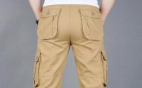 Pantalones de carga tácticos para Hombre, monos de algodón, pantalones de trabajo al aire libre, ropa de Hombre de talla grande, pantalones de senderismo de camuflaje - details 3