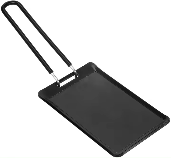 Sartén Mini de Hierro BOPORO para Huevos Revueltos Portátil Ideal para Camping y Parrillas con Asa Antideslizante para Barbacoas y Parrillas de Camping - 1