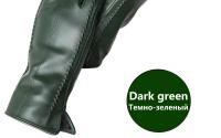 Guantes de piel de oveja para mujer, manoplas cortas de terciopelo fino para pantalla táctil, de cuero, de buena calidad, para invierno, 2226 - details 209
