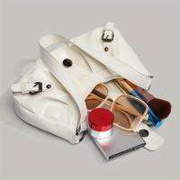Y2K Punk Street Bag White Ant Arm Cruiser con cierre magnético, correa ajustable, bolsillos de cadena y estilo rock para mujer - details 4