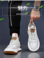 La primera capa de cuero de vaca zapatos casuales, cuero genuino transpirable zapatos de cuero de los hombres, deportes. - details 10