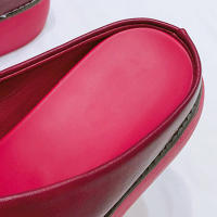 Sandalias de rebote con correa cruzada para mujer, zapatillas de cuero PU antideslizantes, Vintage, Verano - details 6