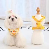 Arnés de nailon para perro con dibujos de pato, hebilla ajustable, cuerda transpirable para perro con pato amarillo, cuerda de tracción desmontable a prueba de Escape - details 4