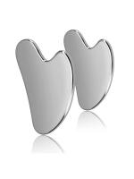 Masajeador Facial de Acero Inoxidable Gua Sha para Cuello y Espalda Equipo de Belleza para SPA - details 0