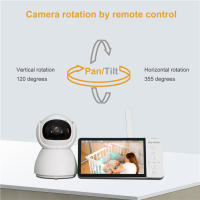 Cámara de Seguridad Vigilabebés HD Pantalla IPS de 5 Pulgadas Giratorio Mult ángulo Zoom 10X - details 8