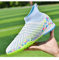 Botas de fútbol para hombre, botines de fútbol TF/FG, zapatos de entrenamiento resistentes al desgaste para niños, zapatillas antideslizantes para exteriores, talla 34-45 - details 24