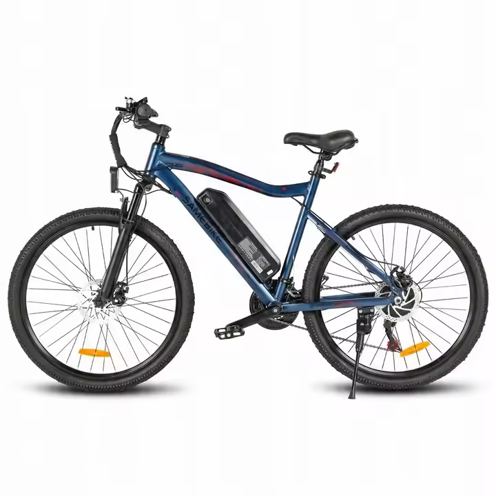Samebike SY26-II 26" 500W 32KM/H SHIMANO 21 36V 13AH bicicleta eléctrica azul. - 1