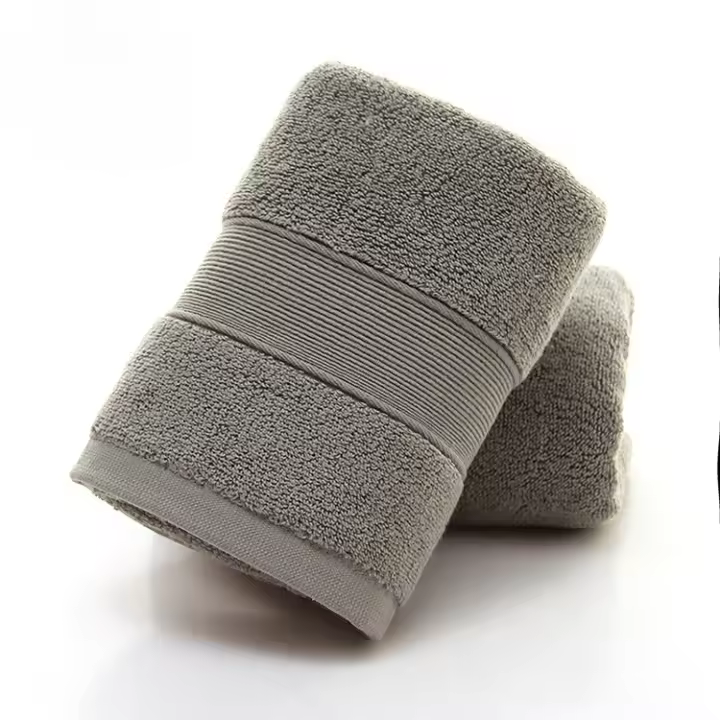 Toallas de cara y mano absorbentes y suaves de algodón, juego de toallas de baño de lujo para Hotel, Spa, sólido y suave - 1