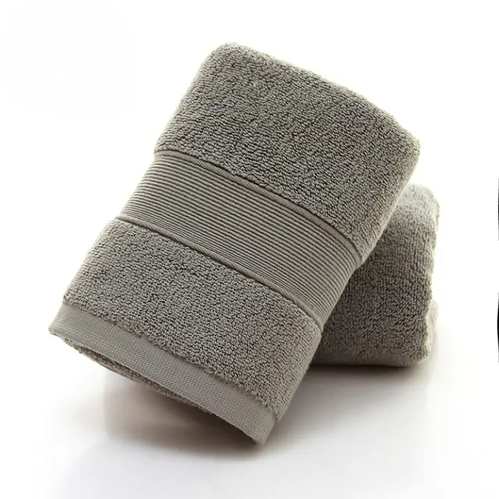 Toallas de cara y mano absorbentes y suaves de algodón, juego de toallas de baño de lujo para Hotel, Spa, sólido y suave - 1