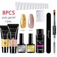 Kit de Extensión de Uñas de Gel Franco Manicura Casera DIY para Principiantes - details 1