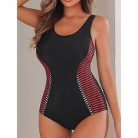 Traje de Baño de Una Pieza para Mujer Ouwu Traje de Baño Cerrado con Levantamiento Ropa de Playa - details 5