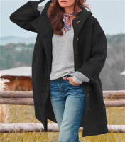 Camiseta holgada de manga larga para mujer, parabrisas informal, moda, otoño e invierno, 2024 - details 2