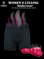Pantalones Cortos de Ciclismo para Mujer - ONEO de Alta Elasticidad, Poliéster/Spandex Transpirable, No Transparente, Diseño de Bloques de Color con Almohadilla de Absorción de Impactos de Silicona 3D, Ideal para Montar al Aire Libre - details 8