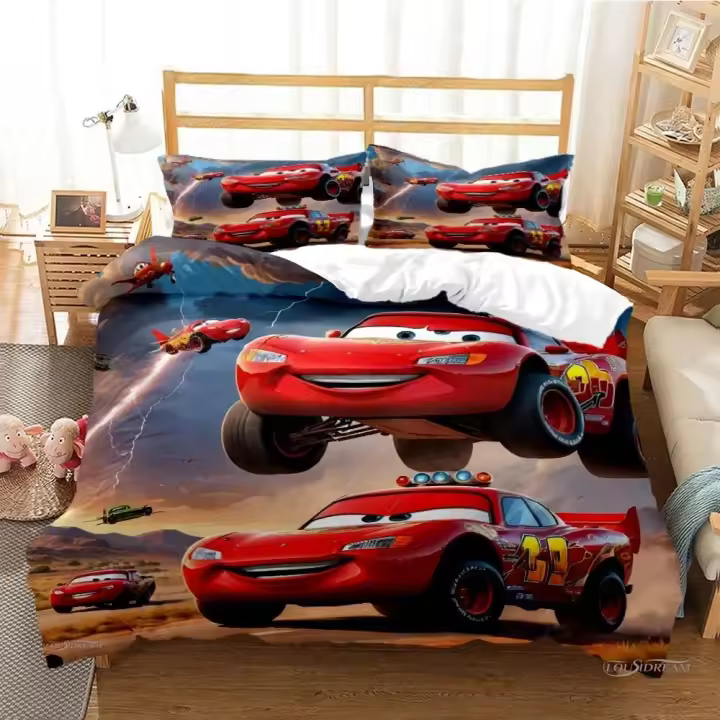 Conjunto de Ropa de Cama de Coche para Niños Juego de Almohada de 2/3pcs - 1