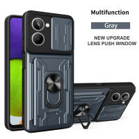 Funda con soporte magnético para OPPO Realme, carcasa con ranura para tarjeta, para modelos 10, 4G, 9, 8, 7 Pro, 8i, 9i, C35, C31, Reno 8, 8T, A17, A58, A57, A52, A72, A76 - details 13