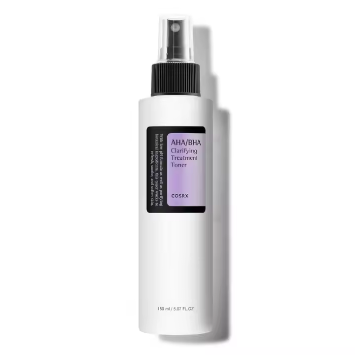 Tónico de tratamiento COSRX AHA/BHA 5,07 fl.oz/ 150 ml, spray exfoliante facial para puntos blancos, poros y piel desigual, tónico, no - 1