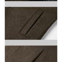 GASL-Gabardina lana larga hombre, abrigo informal negocios, otoño-invierno, sólido, novedad. - details 16