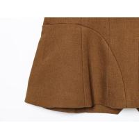 BUNO-Nueva moda para mujer, chaleco ajustado de algodón y lino con una hilera de botones, chaleco con cuello en V, chaleco retro para mujer, top elegante - details 12