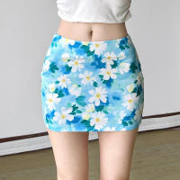 BUNO-Minifalda con estampado floral para mujer, ropa de verano, falda ajustada de tubo de cintura media, faldas bonitas para fiesta de noche, ropa de calle Y2K - details 1