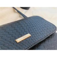 Bolso de Hombro para Mujer Simple Tipo Mensajero con Flap en Cuero PU Bolso Cruzado Casual Negro para Señora - details 21