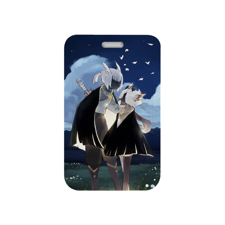 Game Sky Children Of The Light ID Holder With For Office School Name Card Credentials Case