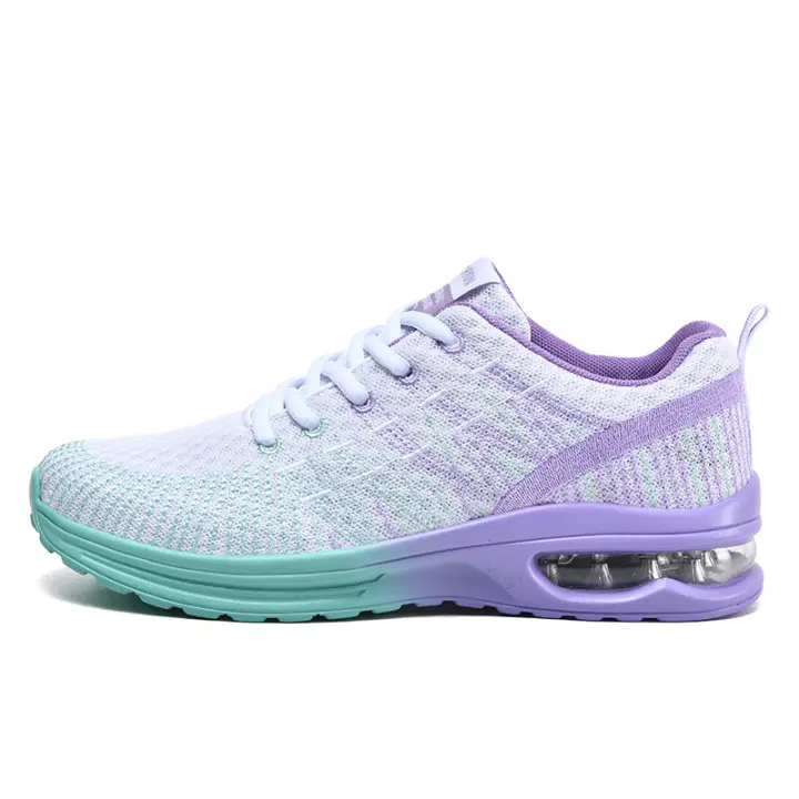 Cordones deportivos transpirables para mujer, cordones de entrenamiento de moda con colchón de aire, utilizados para correr y caminar - 1