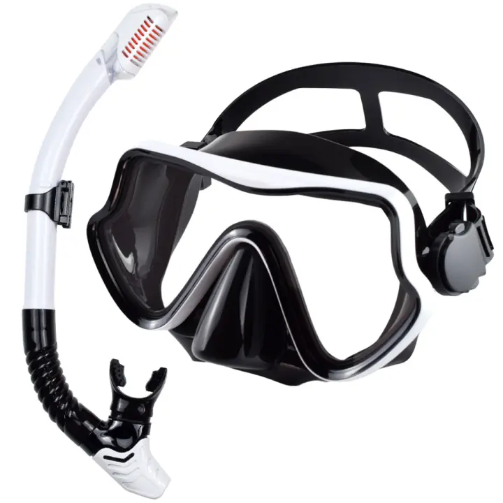 Máscara De Buceo Y Snorkel Profesional Para Adultos Con Vidrio Templado Equipo De Snorkel De Natación Entrenamiento JoyMaySun - 1
