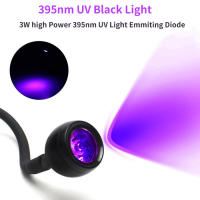 Secador de uñas LED para uñas de Gel, lámpara de uñas de Gel de 2W, Mini Luz de esmalte de uñas con cuello de cisne, lámpara de curado UV portátil para detección de manchas - details 8