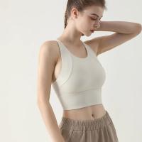 Sujetador de Yoga para mujer, sujetador de gimnasio de alto impacto, almohadilla de realce, chaleco deportivo, ropa interior de Yoga transpirable, chaleco para correr, sujetador deportivo de alta gama - details 1