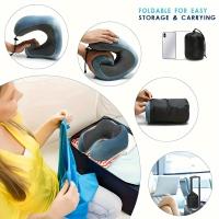 Viaje Relajante, Almohada de Viaje de Espuma Viscoelástica en Forma de U ComfortPlus - Recuperación Lenta, Soporte para el Cuello y Reposacabezas para Aviones y Siestas en la Oficina - details 4