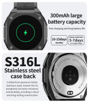 Reloj mujer inteligente exterior deporte modo podómetro ritmo cardíaco presión arterial hombre Bluetooth llamada reloj - details 9