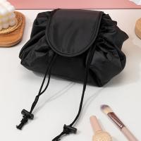 Bolsa de maquillaje con cordón perezoso, bolsa de cosméticos de viaje de gran capacidad, organizador de maquillaje portátil - details 1