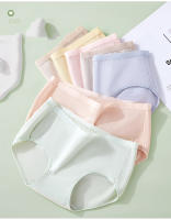 7 Uds bragas de algodón, ropa interior transpirable para mujer, bragas bonitas para niñas, bragas sólidas, ropa interior suave Sexy, lencería femenina sin costuras 2XL - details 8