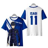 Camisetas de talla grande con estampado 3D para hombre y mujer, Jersey transpirable de secado rápido con cierre azul para deportes callejeros, manga corta - details 1