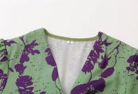 Vestido Largo con Cuello en V para mujer, traje Elegante de Manga corta, Moda de Verano - details 10