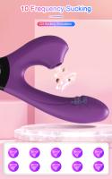 Potente Vibrador G-Spot 15 Modos Ventosa de Estimulación Cervical Juguete Intimal para Mujeres - details 4