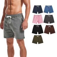 Pantalones cortos de baloncesto Crossfit para correr de algodón transpirable para entrenamiento de gimnasia deportiva informal para hombre, ropa deportiva para hombre - details 2
