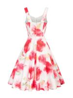 Vestido de Olla de Moda Retro de Verano 2025 Estampado de Cereza, Estilo Francés Vintage para Mujeres Ideal para Fiestas de los 50s y 60s - details 1