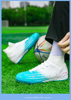 Botas de fútbol para hombre, zapatos de fútbol profesionales FG/TF, botines de tobillo alto para niños pequeños, zapatillas de fútbol para césped, zapatos de entrenamiento de fútbol sala - details 22