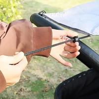 Cubierta parasol extendida para cochecito de bebé, protector solar transpirable, dosel para cochecito de bebé, visera ligera Anti-UV para cochecito - details 8