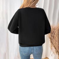 Sudadera con cuello redondo para mujer, jersey de moda, tops de otoño - details 3