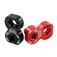 Piezas de bicicleta en forma de 8, asiento de extensión, media carga de coche, adaptador convertidor de freno Universal en V, aleación de aluminio, negro/rojo - details 2