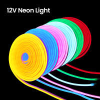 Tira de Luz LED Neón 8x16mm 12V 120Leds/m Cinta Flex de Silicona Tubo Barra IP67 Impermeable para Bricolaje Señal Roja Verde Azul Blanca XUNATA - details 7