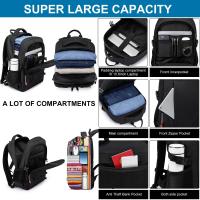Bolsa para portátil de 16 pulgadas para hombre, mochila de viaje informal, ultraligera, impermeable, con logo luminoso, Bolsa Escolar multifuncional para estudiantes - details 4