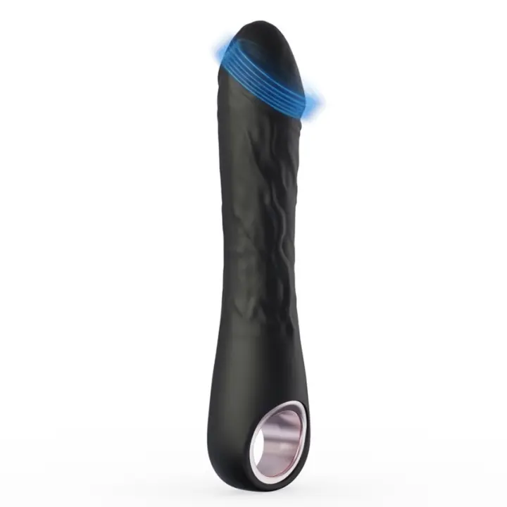Consolador vibrador punto G con estimulador femenino pene grande tapón Anal adulto realista hombre pene Real juguetes sexuales para mujeres 10 modos - 1