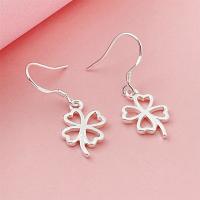 Pendientes ondulados chapados en plata, joyería de moda femenina, estilo minimalista, regalo de Navidad. - details 17